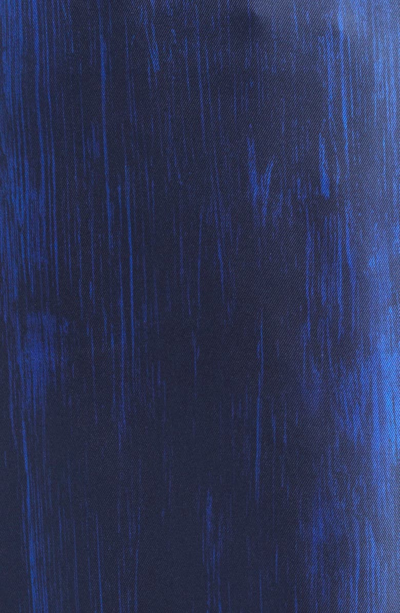 Proenza Schouler Amery Double Print Silk Twill Midi Skirt, Alternate, color, Cobalt Multi