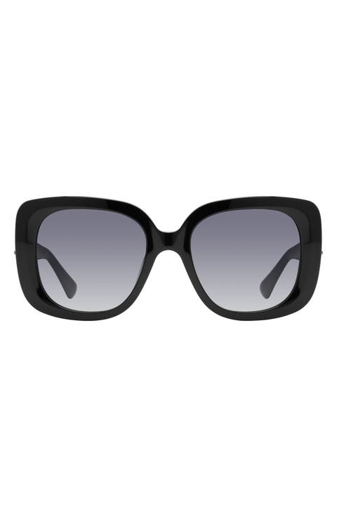 53mm Gradient Butterfly Sunglasses