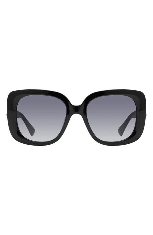 Kurt Geiger London 53mm Gradient Butterfly Sunglasses In Black