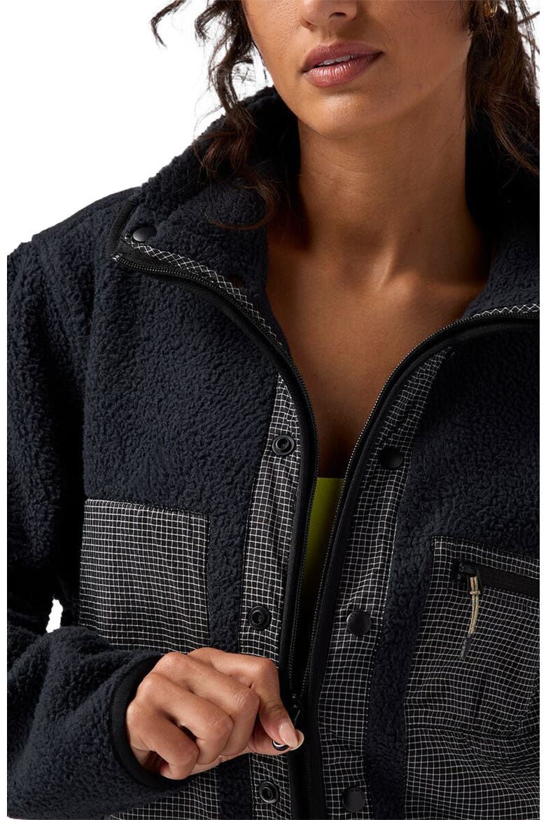 Wander Pile-Fleece Jacket - Women's, Alternate, color, Black