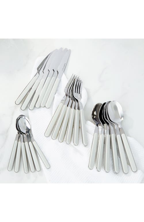 Berghoff Leo 24-piece Stainless Steel Flatware Set In Moonbeam