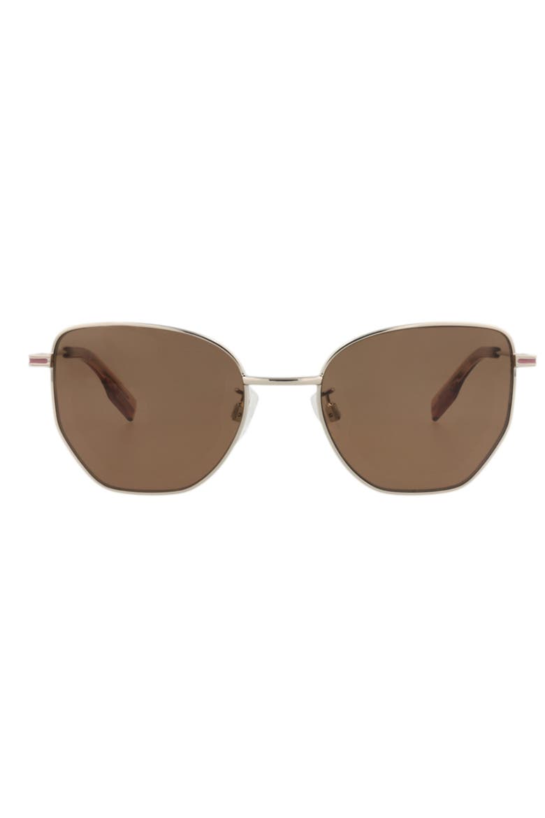 50mm Core Cat Eye Sunglasses, Main, color, GOLD GOLD BROWN