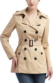 Kimi & Kai Women's Noa Short Trench Coat