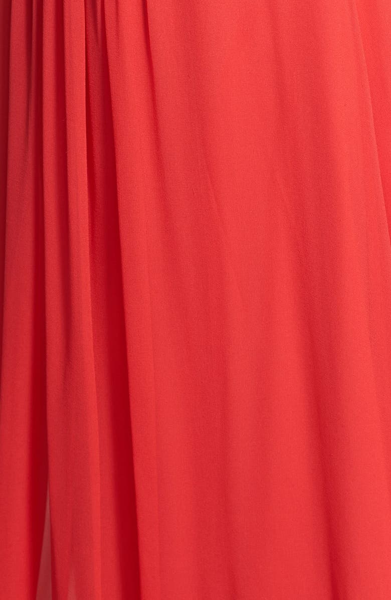 Aidan by Aidan Mattox Strapless Chiffon Gown, Alternate, color, 