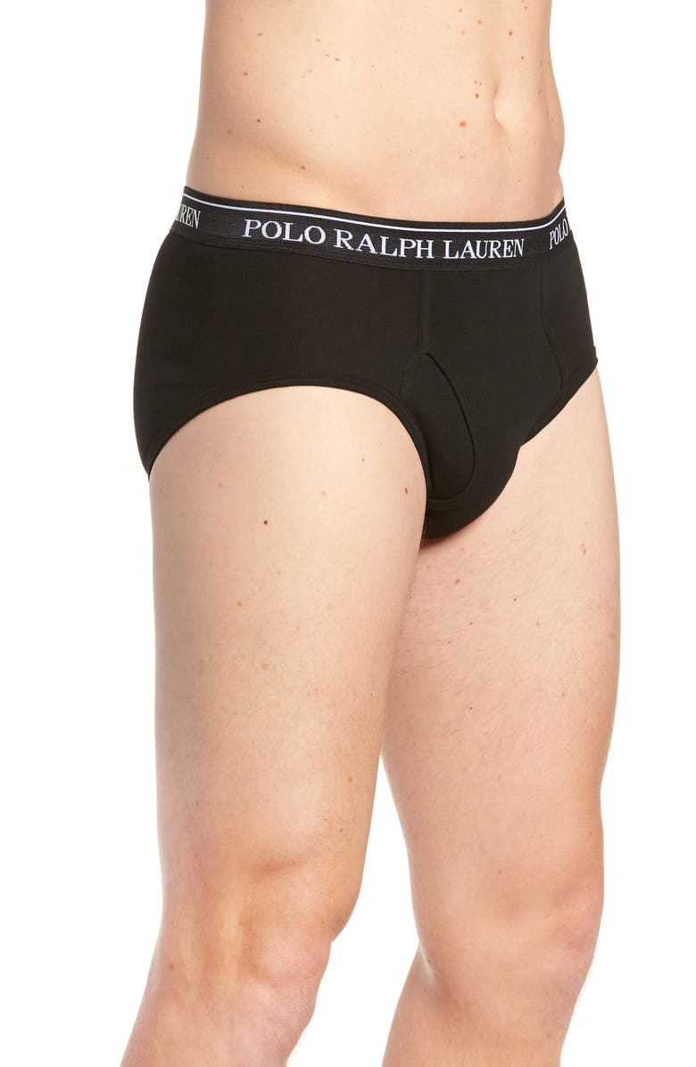 Polo Ralph Lauren 4-Pack Low Rise Cotton Briefs, Alternate, color,