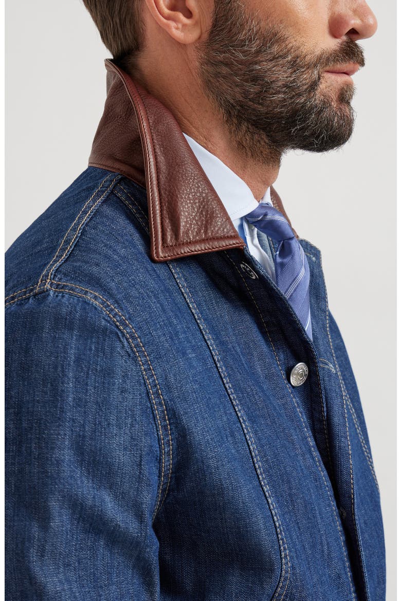 Denim jacket, Alternate, color, Denim