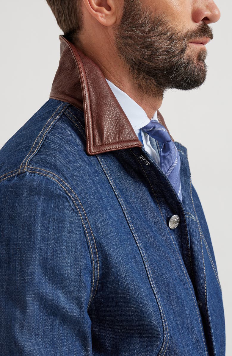 Brunello Cucinelli Denim jacket, Alternate, color, Denim