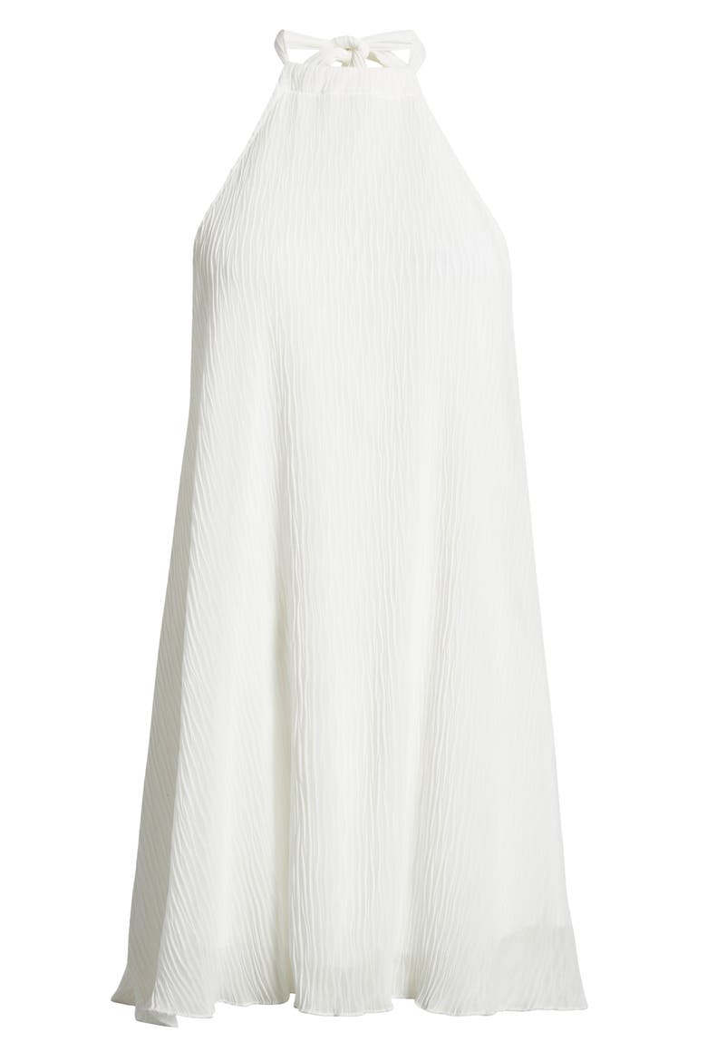 Palma Open Back Trapeze Dress, Alternate, color, WHITE