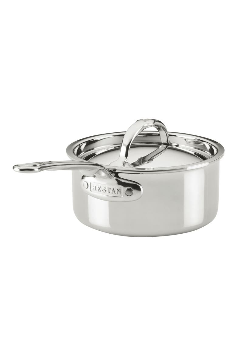 ProBond® Luxe Professional Clad Stainless Steel 1.5-Quart Saucepan with Lid, Main, color, NO COLOR