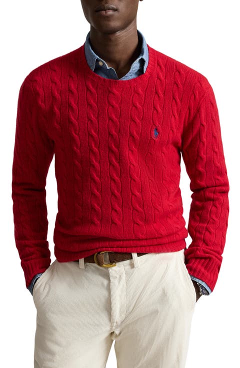 Wool & Cashmere Cable Knit Sweater