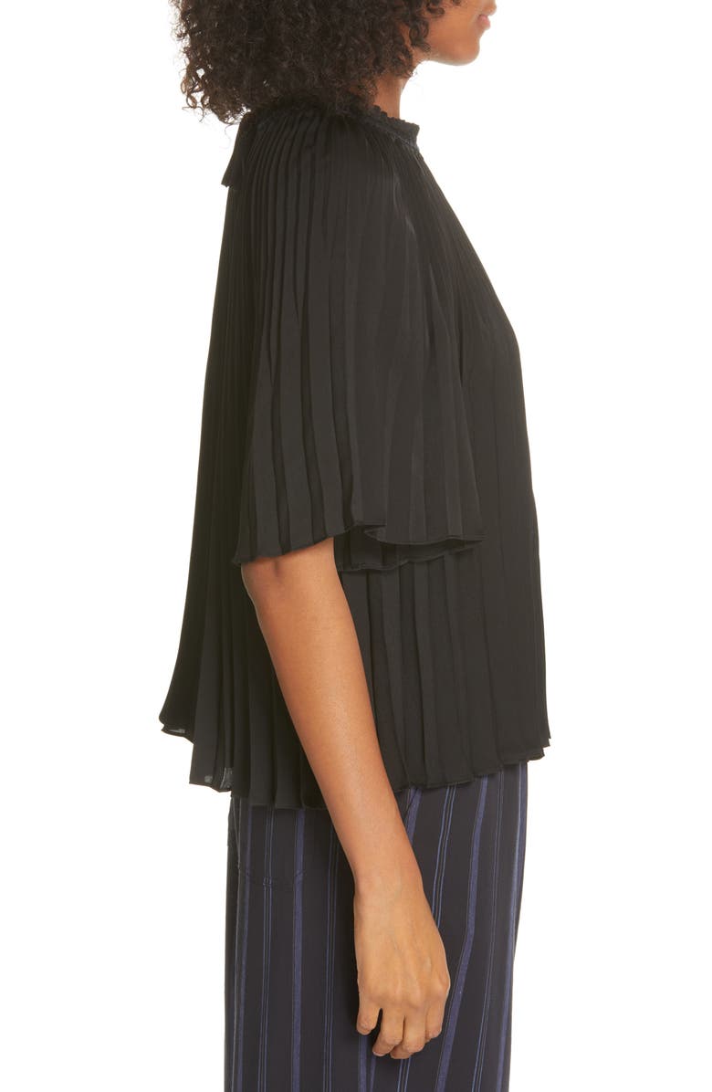 Vince Pleated Smocked Top, Alternate, color, 