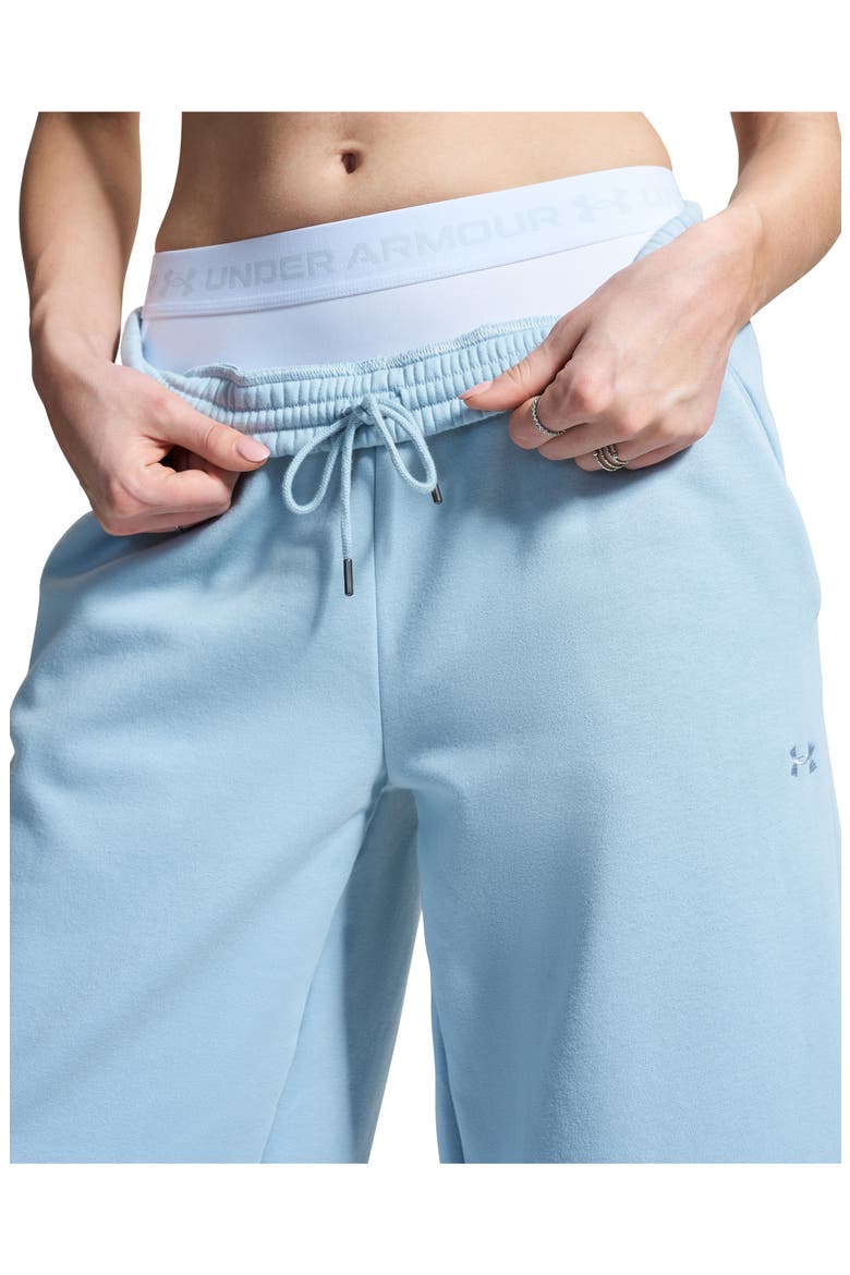Icon Fleece Barrel Pants, Alternate, color, 034 BLUE FOG