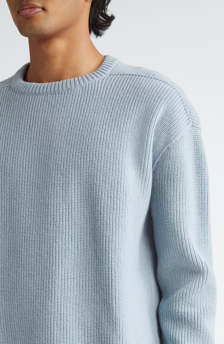 Rick Owens Fisherman Virgin Wool Sweater, Alternate, color, 