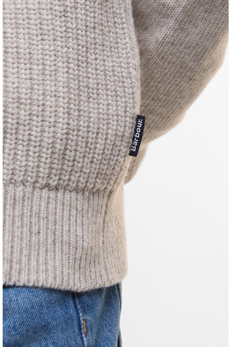 Mainland Ribbed Wool & Cotton Cardigan, Alternate, color, MIST