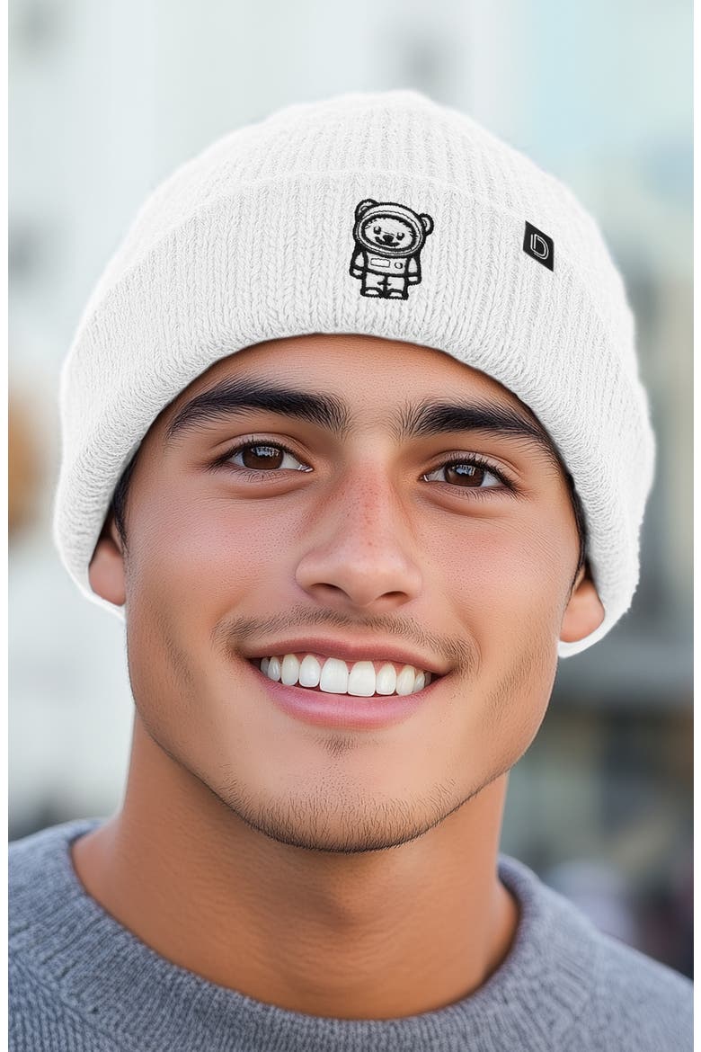 Ice Bear Beanie, Alternate, color, White