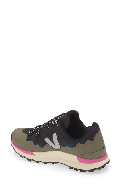 Veja X Fitz Roy Trek Water Repellent Trail Sneaker In Black Oxford-grey Kaki