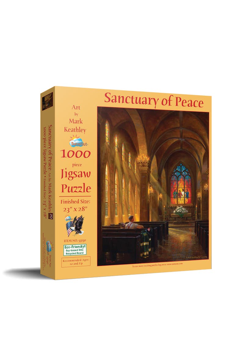 Sanctuary of Peace 1000 piece Jigsaw Puzzle for Adults, Main, color, Multicolor
