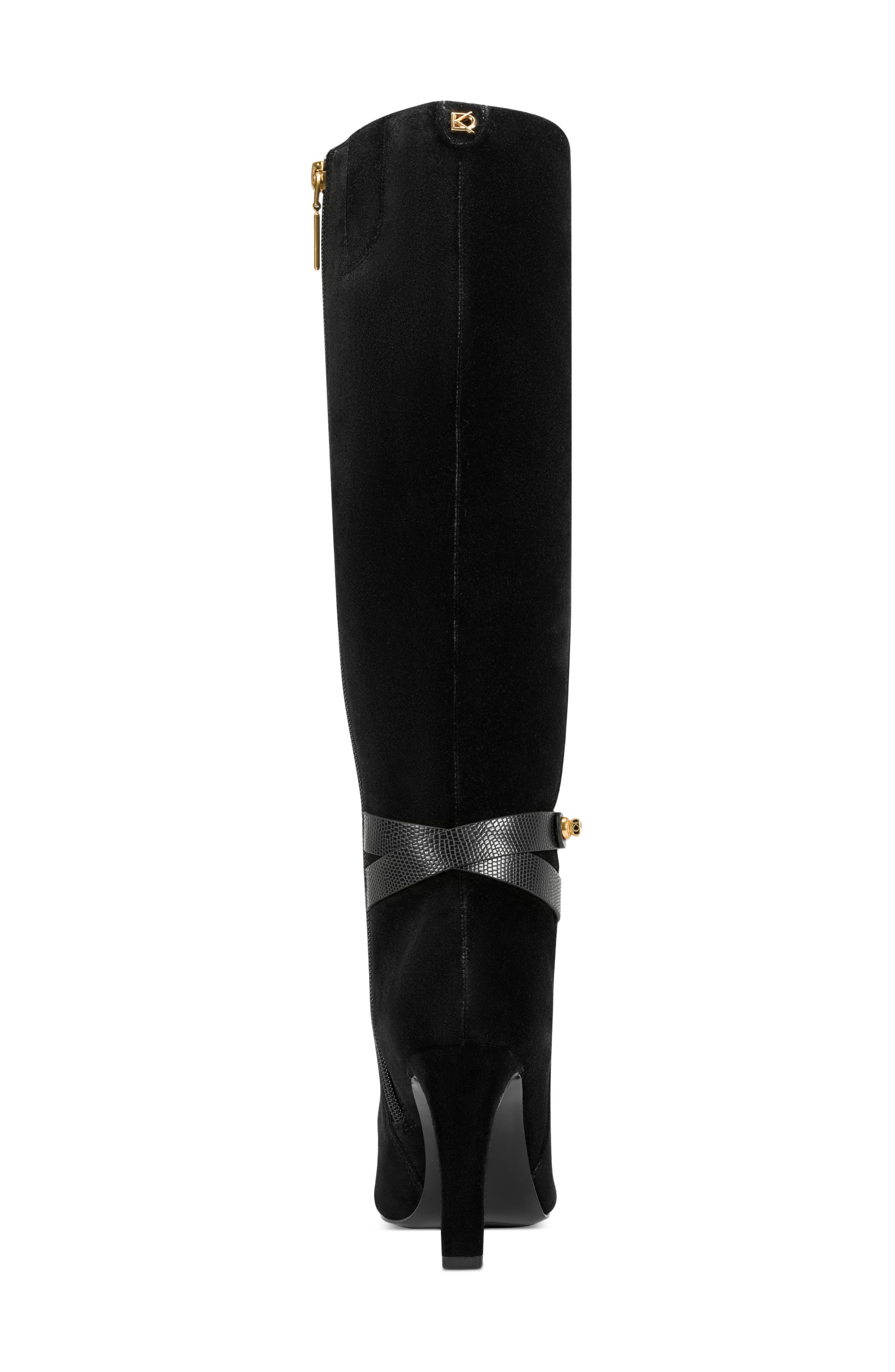Sherice Knee High Boot, Alternate, color, BLACK