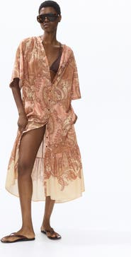 H&M Short-sleeved Tie-belt Dress