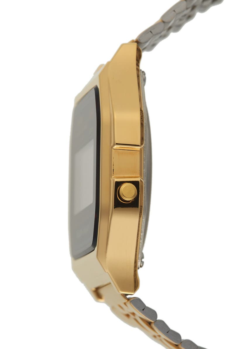 'Vintage' Digital Chronograph Bracelet Watch, 33mm x 37mm