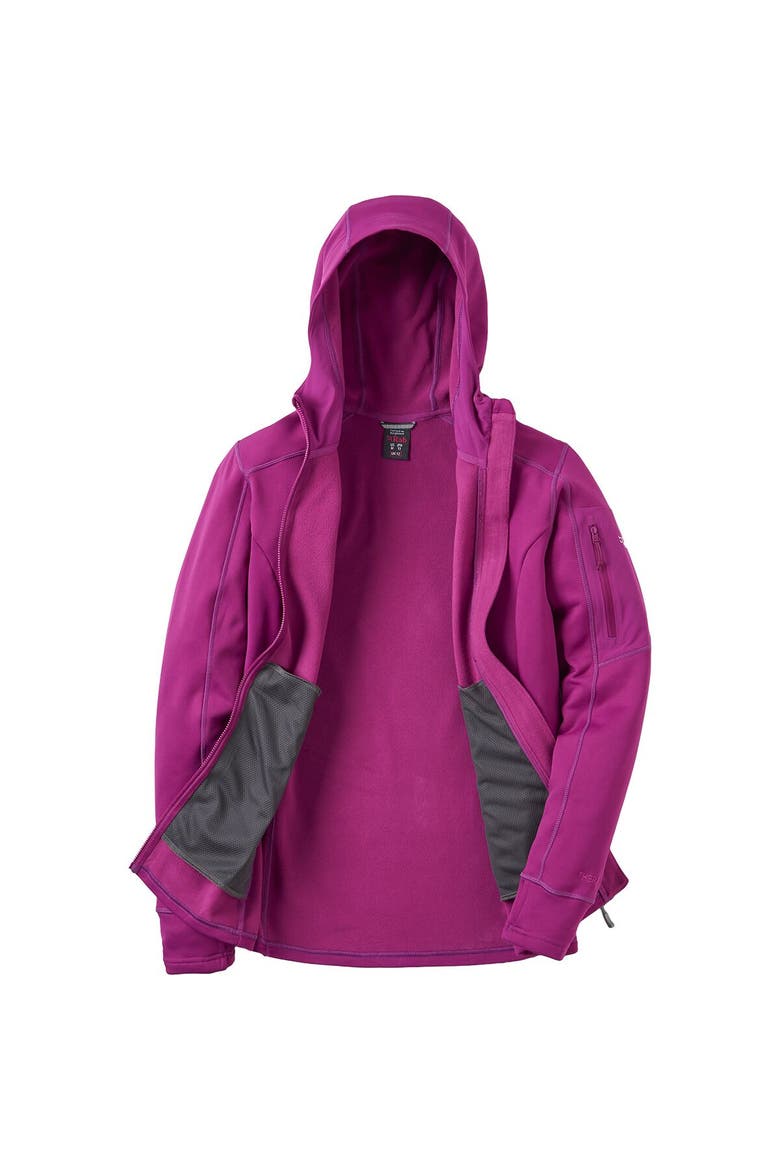 Modulus Hooded Fleece Jacket - Women's, Alternate, color, Plum