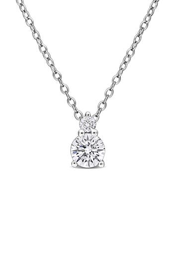 Created Forever Lab-grown Diamond Pendant Necklace In Metallic