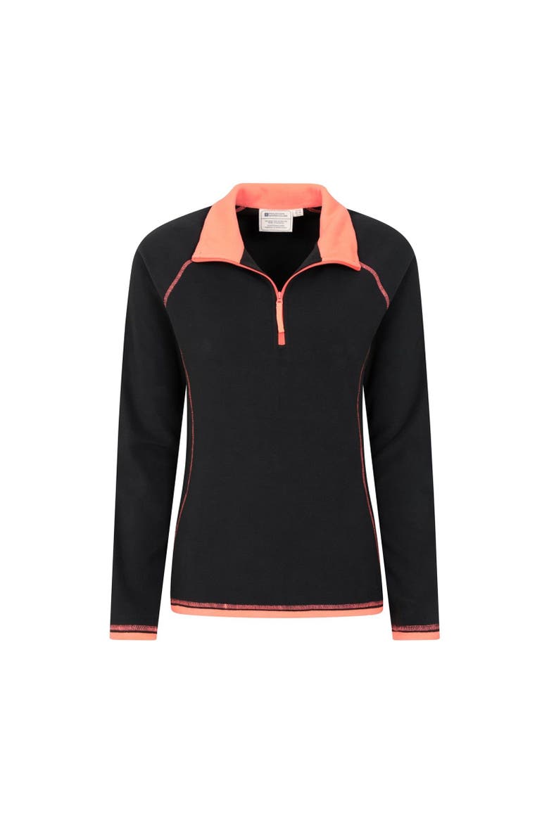 Montana Half Zip Fleece Top, Alternate, color, Jet Black