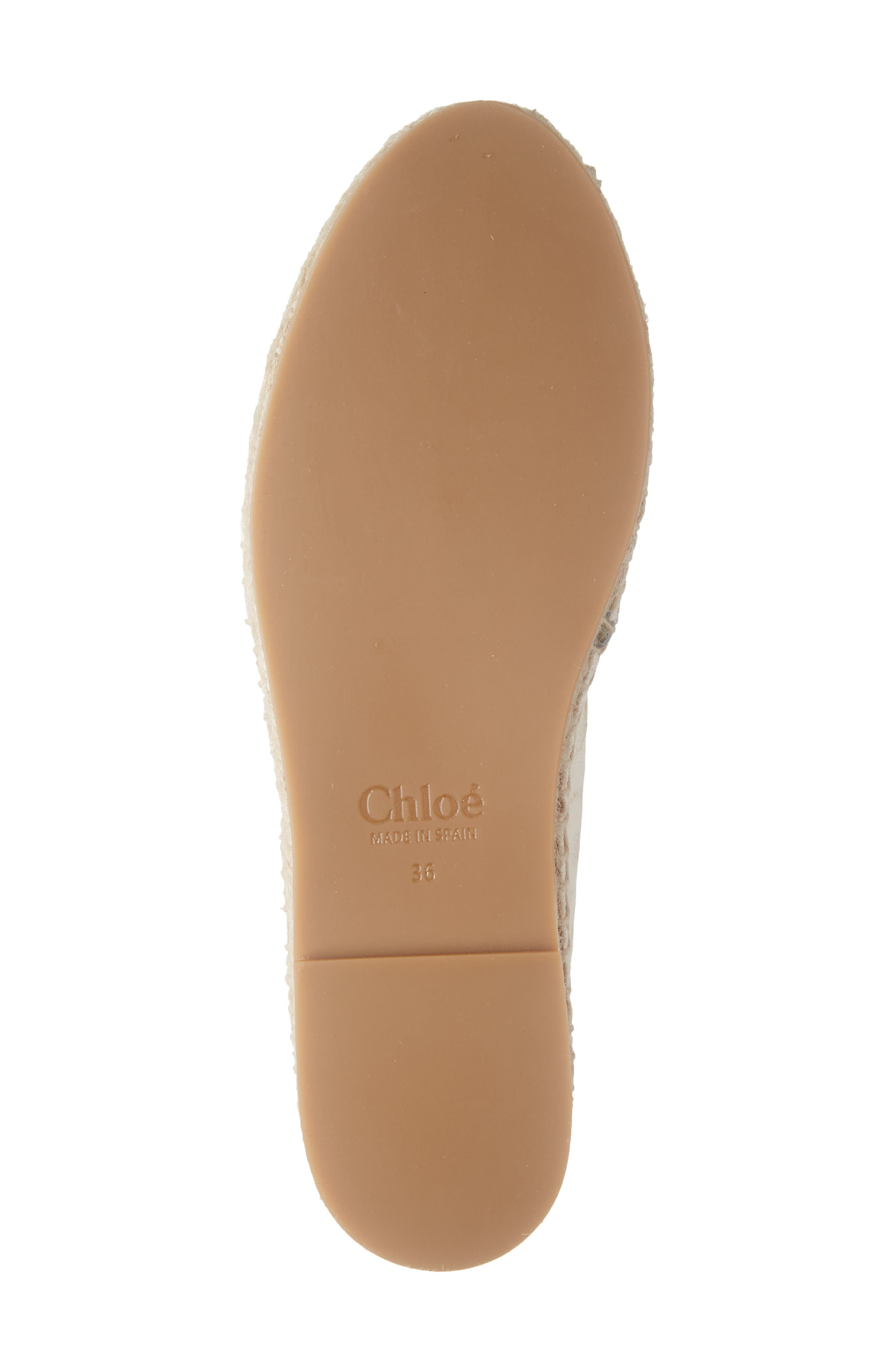 Chloé Woody Espadrille Flat, Alternate, color, 