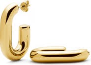 Missoma Chubby Oval Medium Hoop Earrings