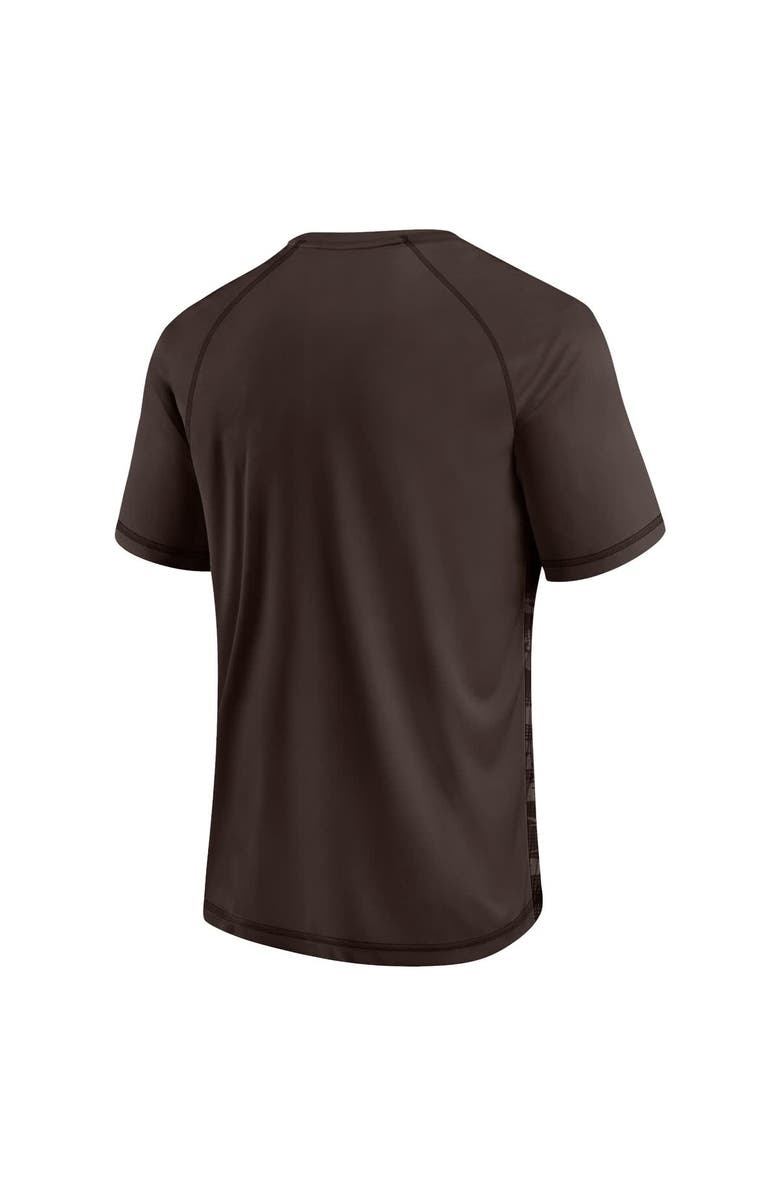 FANATICS Men's Fanatics Brown Cleveland Browns Hail Mary Raglan T-Shirt, Alternate, color, Brown