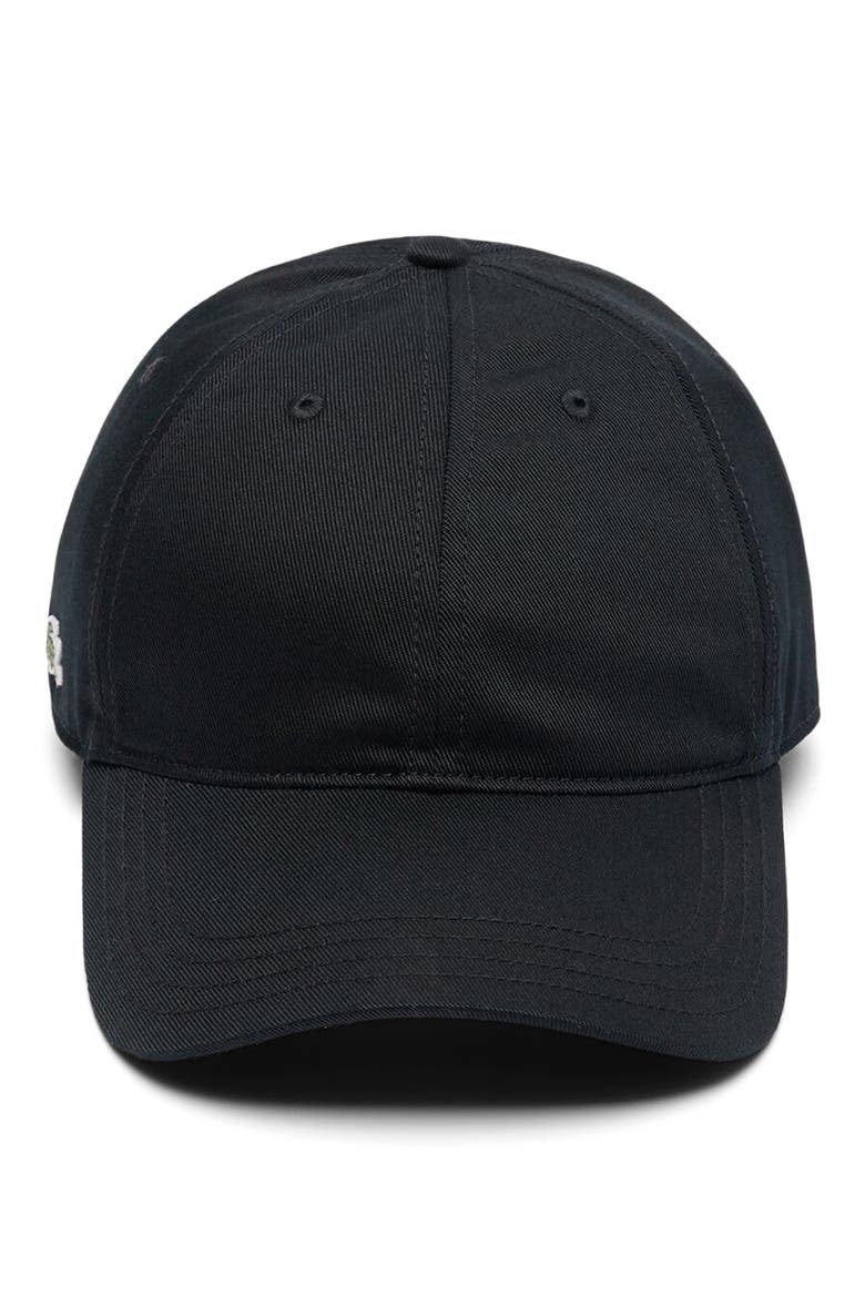 Essential Cotton Twill Baseball Cap, Alternate, color, BLACK