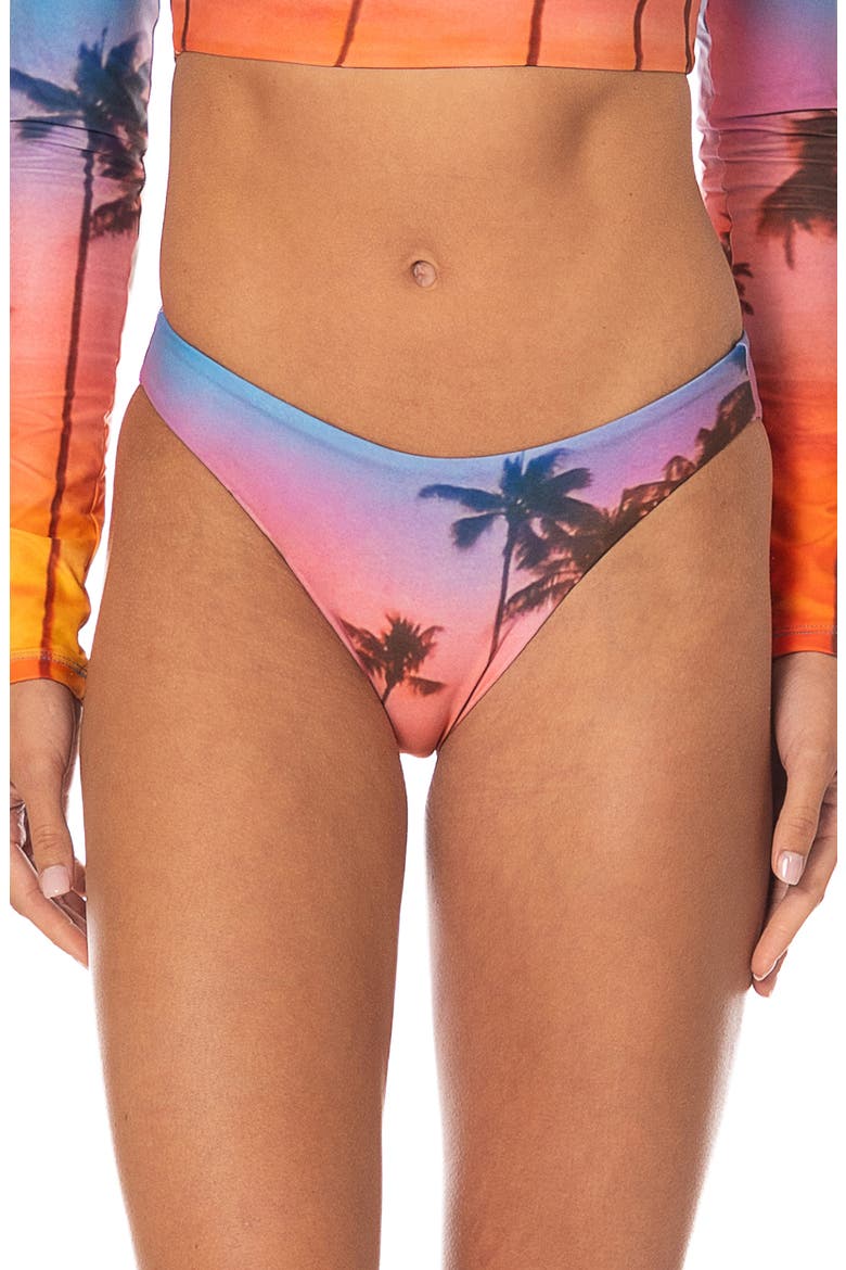 Peach Drift Sublimity Reversible Bikini Bottoms, Main, color, BLUE