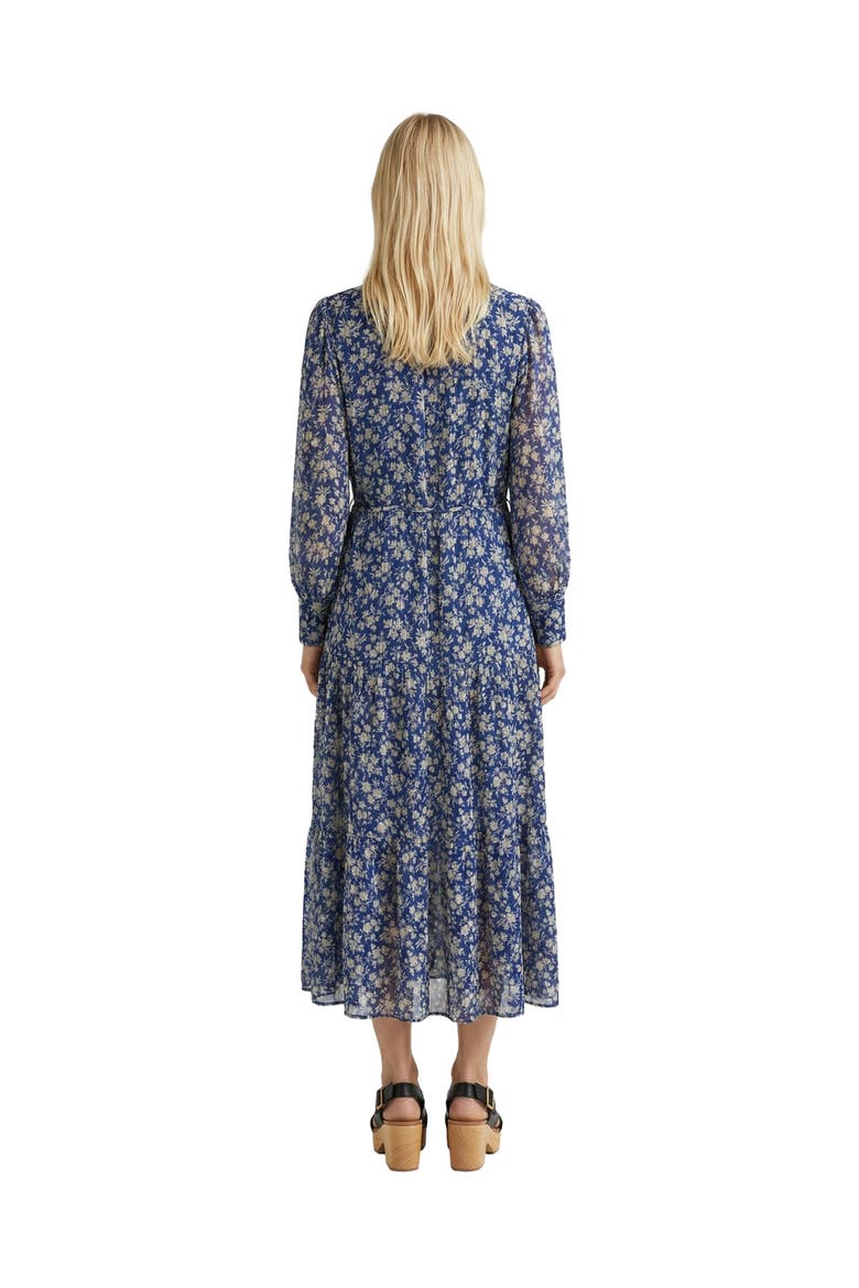 Ruvia Floral Printed Dress, Alternate, color, Ink