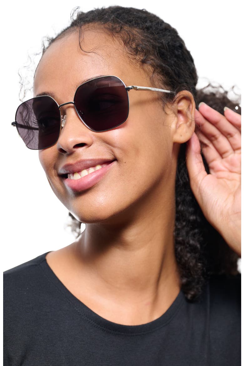 Hebe Sunglasses, Alternate, color, Gold