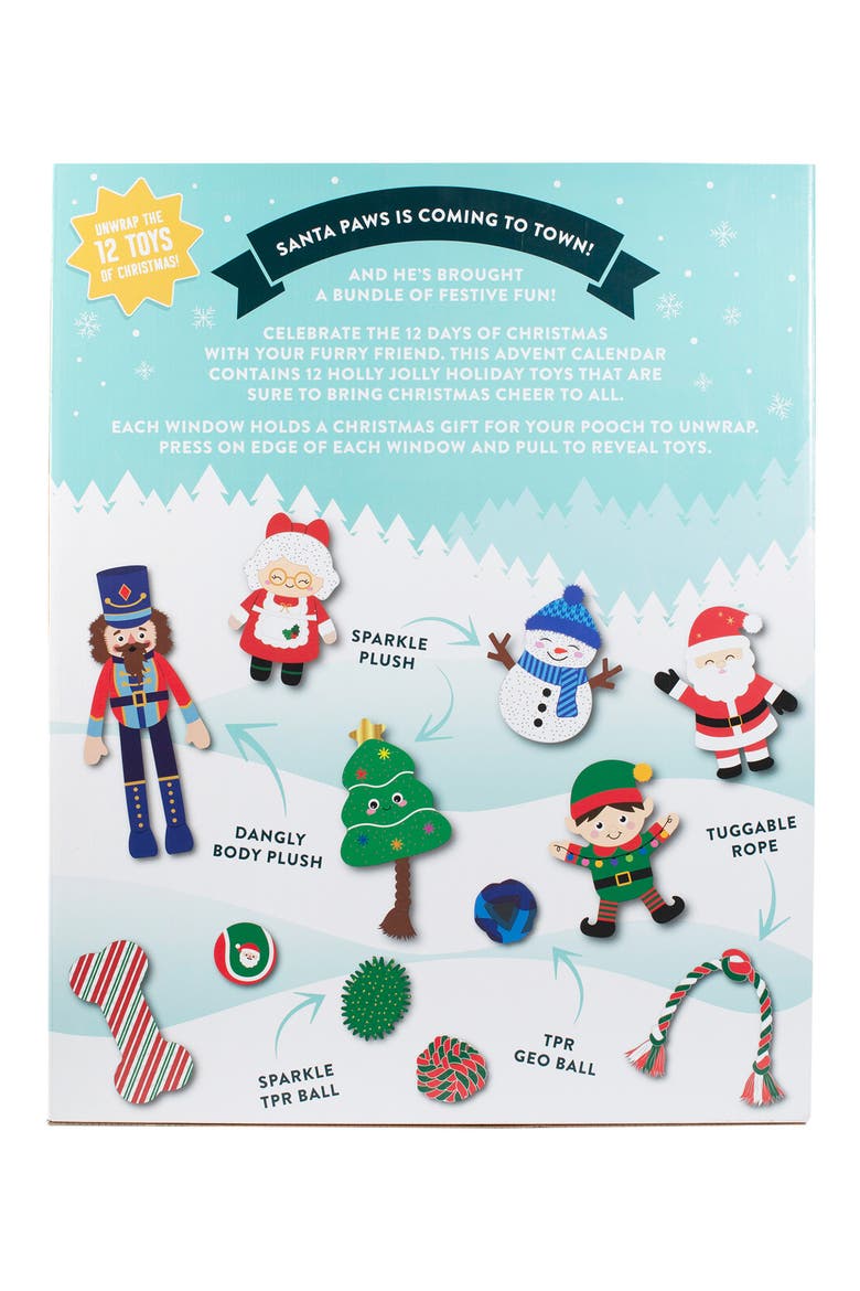 Furry Lil Christmas Pet 12 Gifts Calendar, Alternate, color, BLUE
