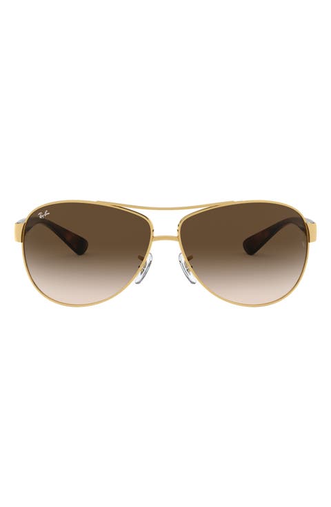 67mm Gradient Pilot Sunglasses