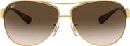 Ray-Ban 67mm Gradient Pilot Sunglasses