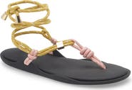 FLOWZE Lace-Up Ropes Water Repellent Thong Slide Sandal