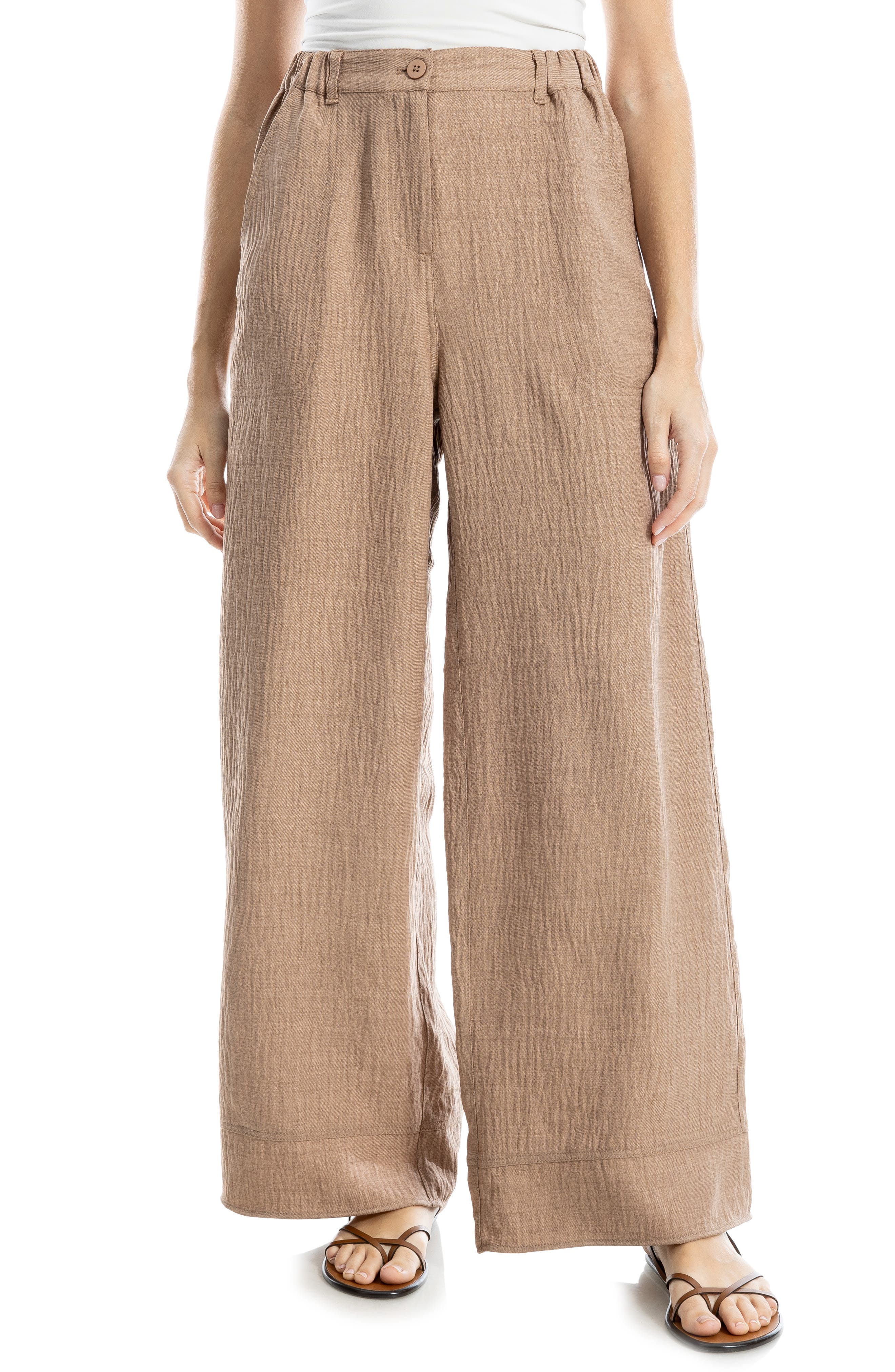 MAX STUDIO Easy Wide Leg Pants