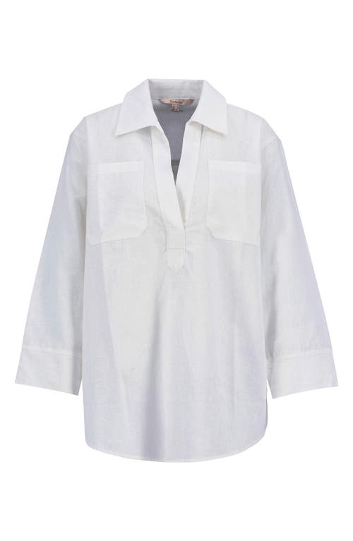 BARBOUR BARBOUR CECILE COTTON & LINEN SHIRT