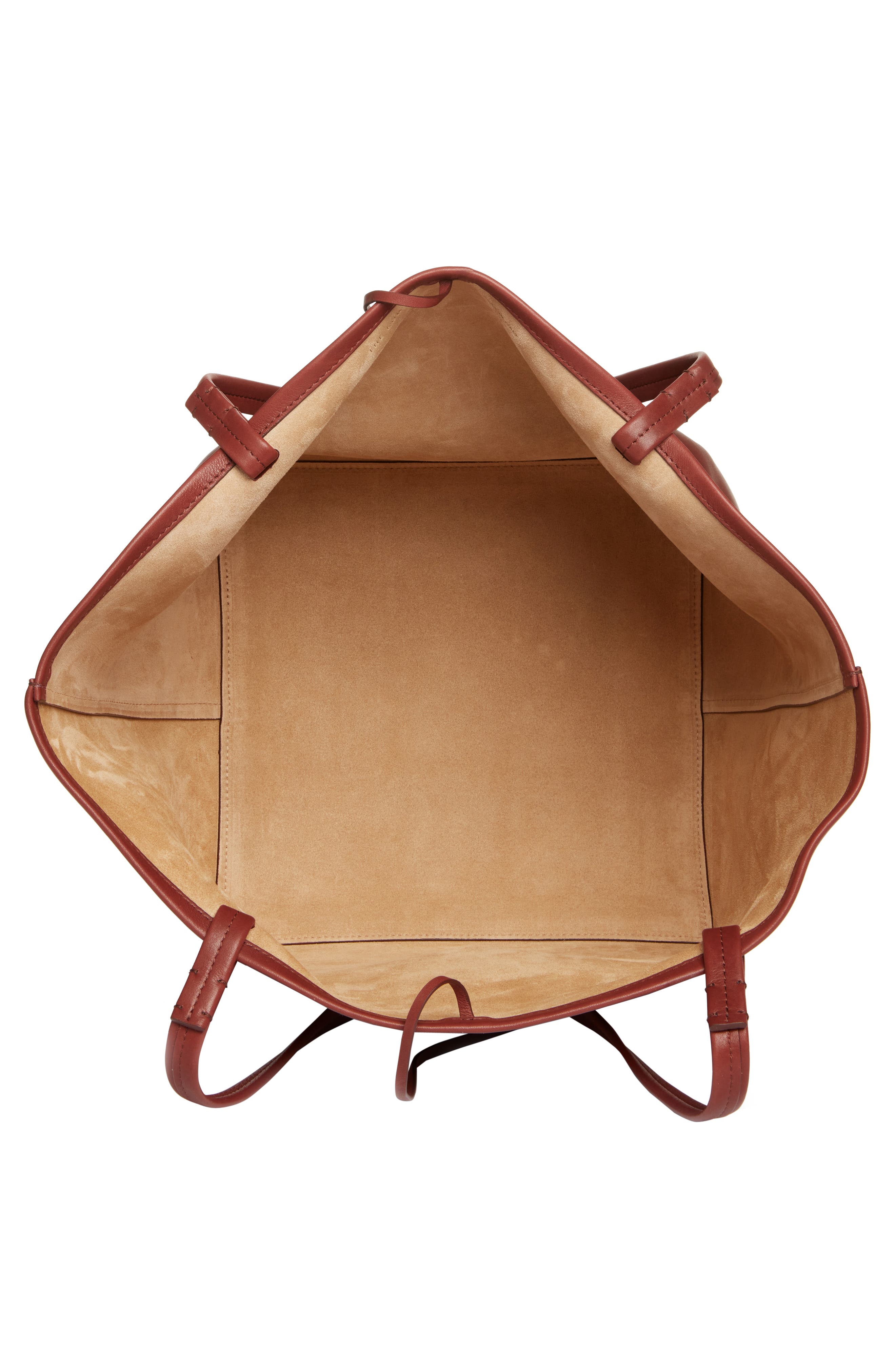 Park Three Leather Tote, Alternate, color, COGNAC