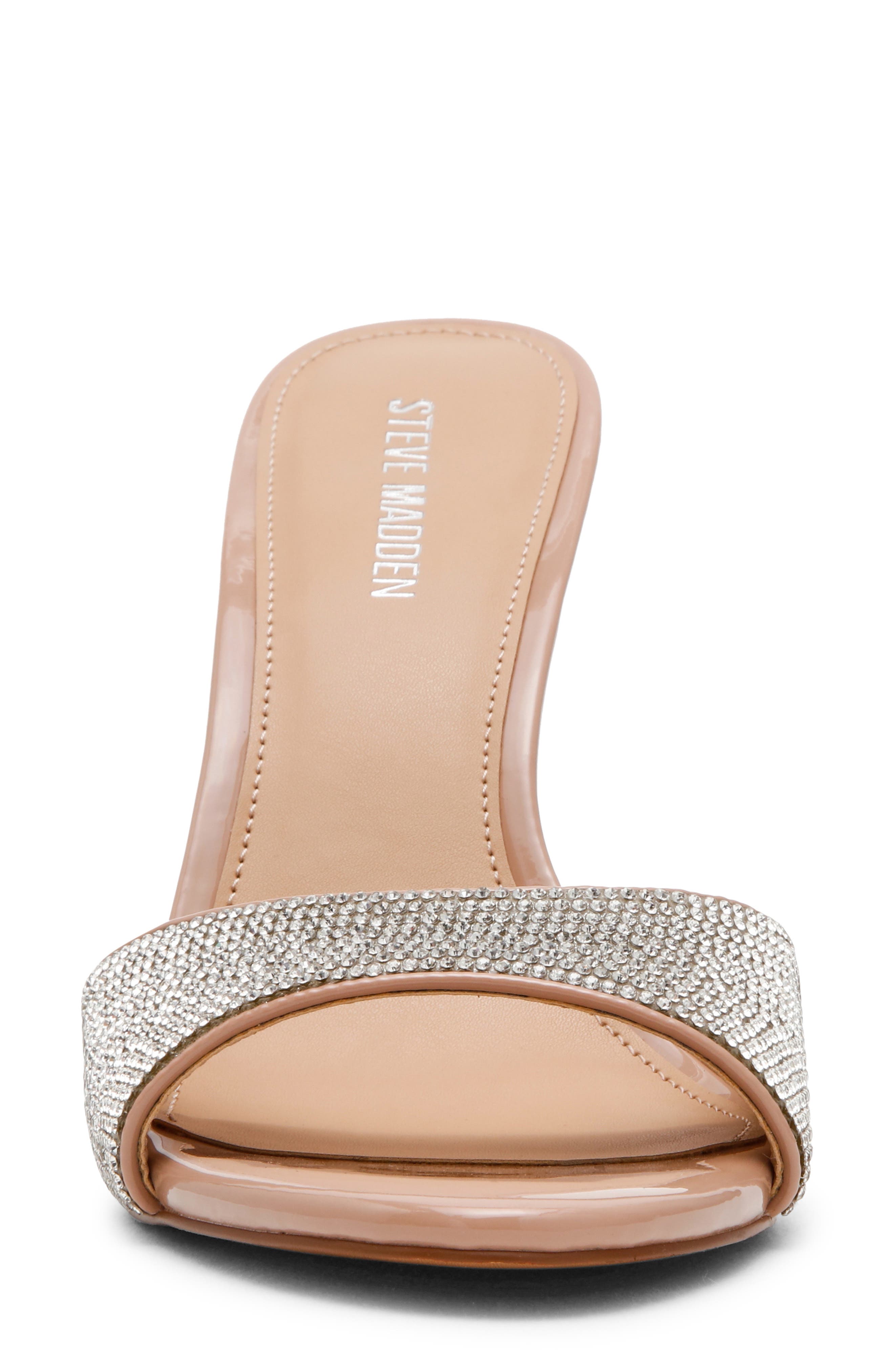 Davina Slide Sandal, Alternate, color, BLUSH PATENT