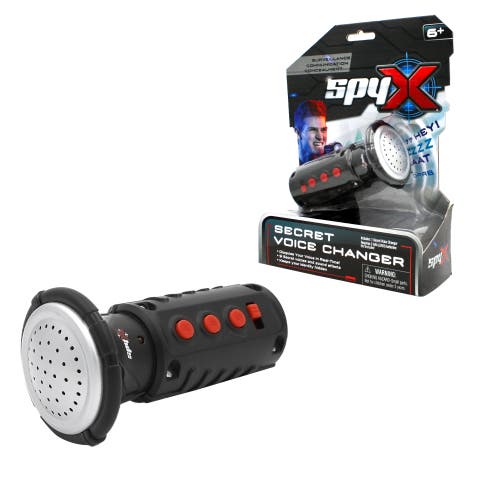 SpyX / Secret Voice Changer. Voice Synthesizer Spy Toy to Disguise your voice in real-time! Junior Secret Agent / Ninja Toy Gadget. Multi-Voice Amplifier Megaphone for Boys & Girls