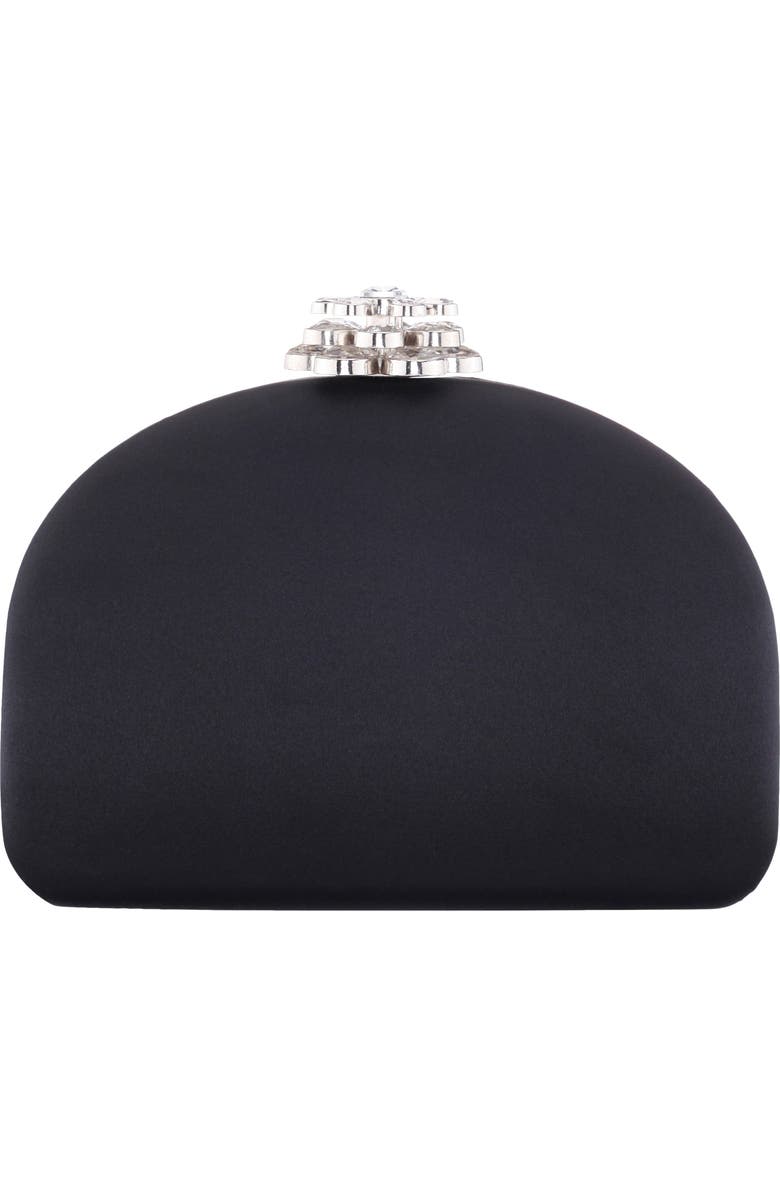 Nina Nivi Frame Clutch, Alternate, color, Black