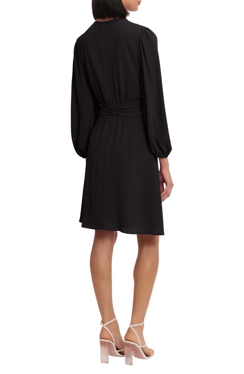 DONNA MORGAN FOR MAGGY Ruched Waist Fit & Flare Dress, Alternate, color,