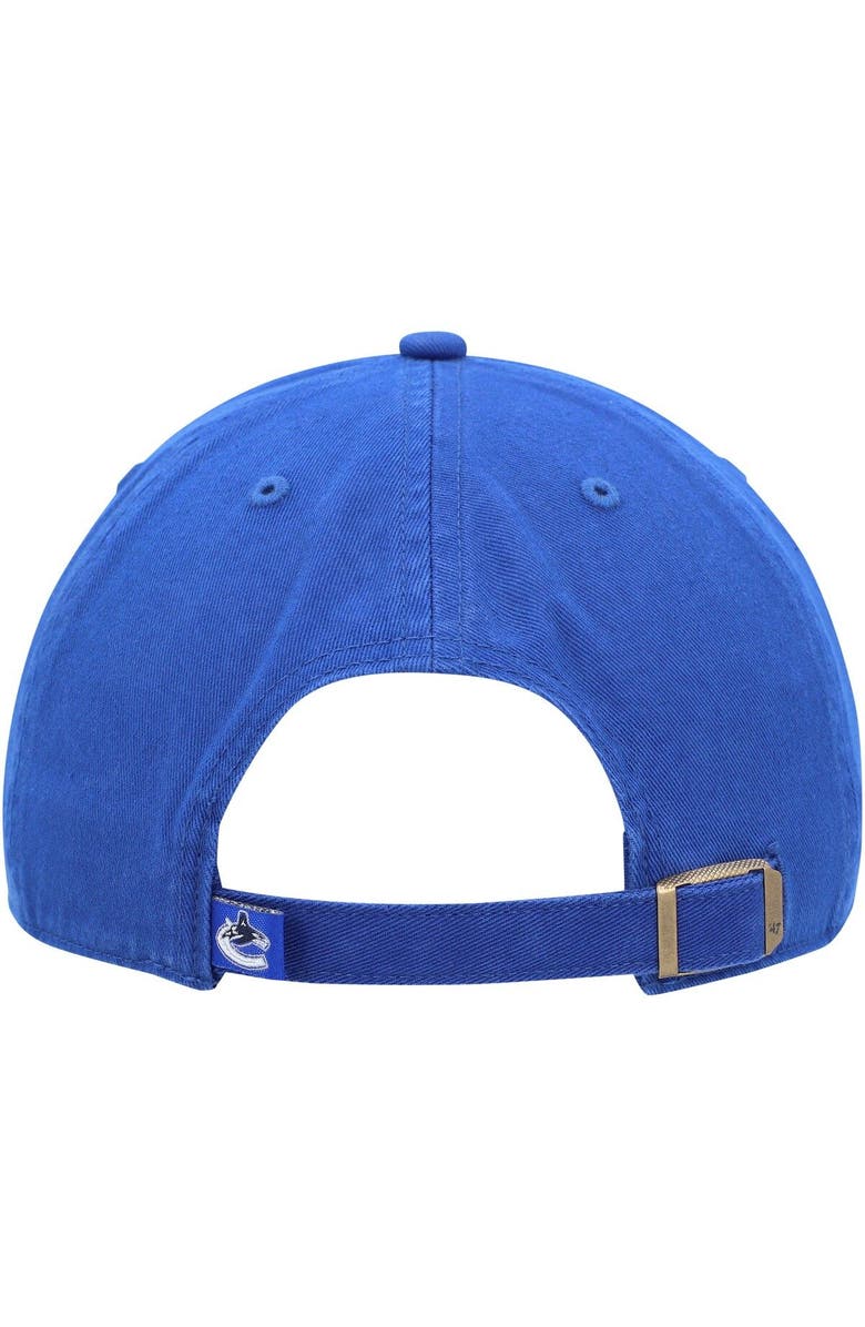 '47 Men's '47 Blue Vancouver Canucks Team Clean Up Adjustable Hat, Alternate, color, Blue