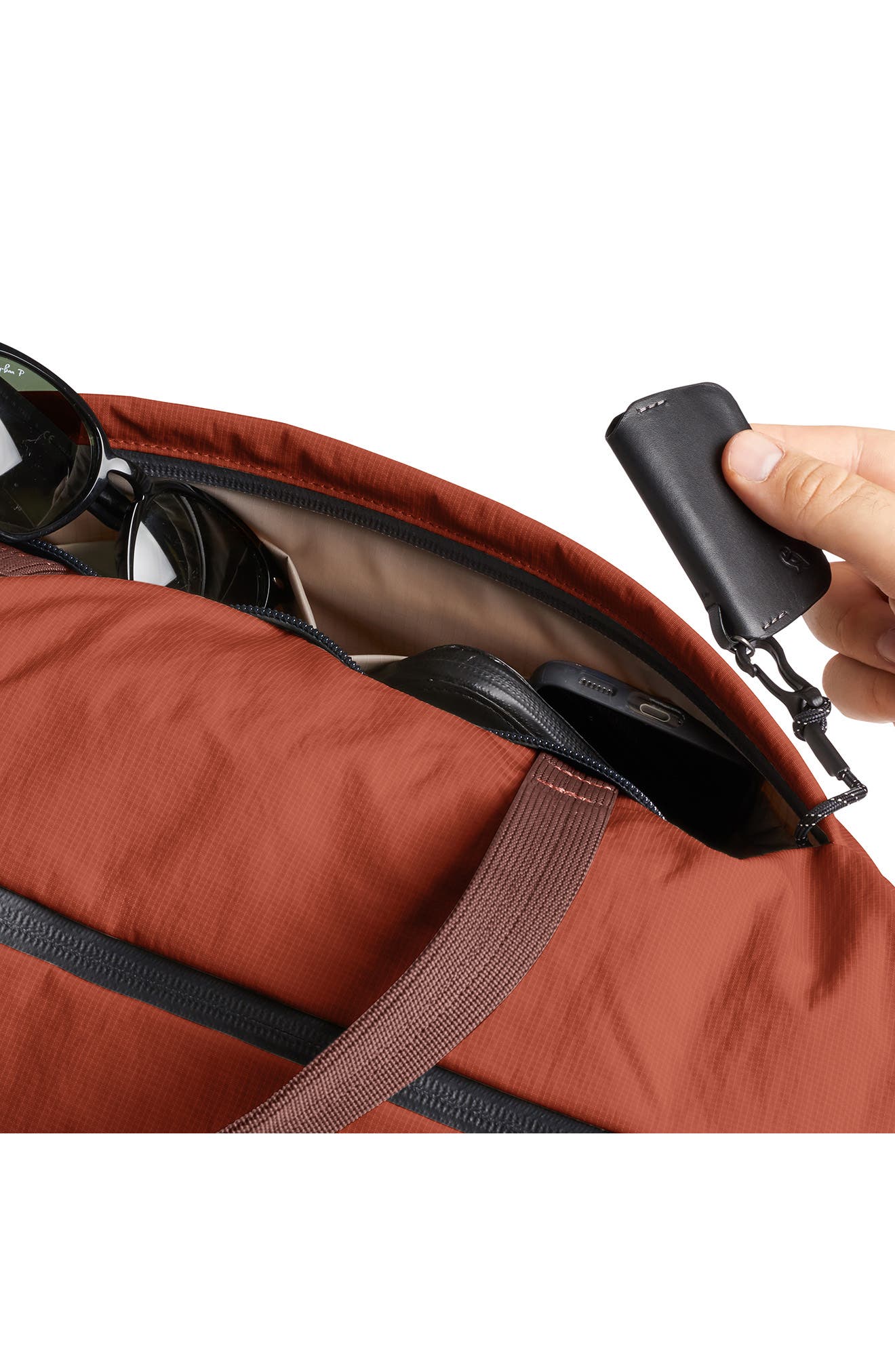 Lite Duffle, Alternate, color, CLAY