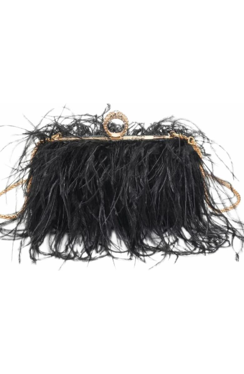 MODA LUXE Harlow Evening Bag, Alternate, color, Black