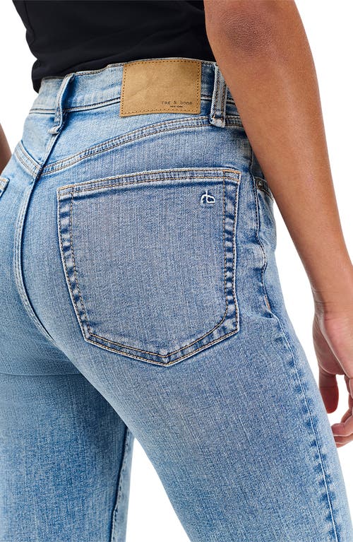 Rag & Bone Flexi Wren High Waist Ankle Slim Straight Leg Jeans In Blue