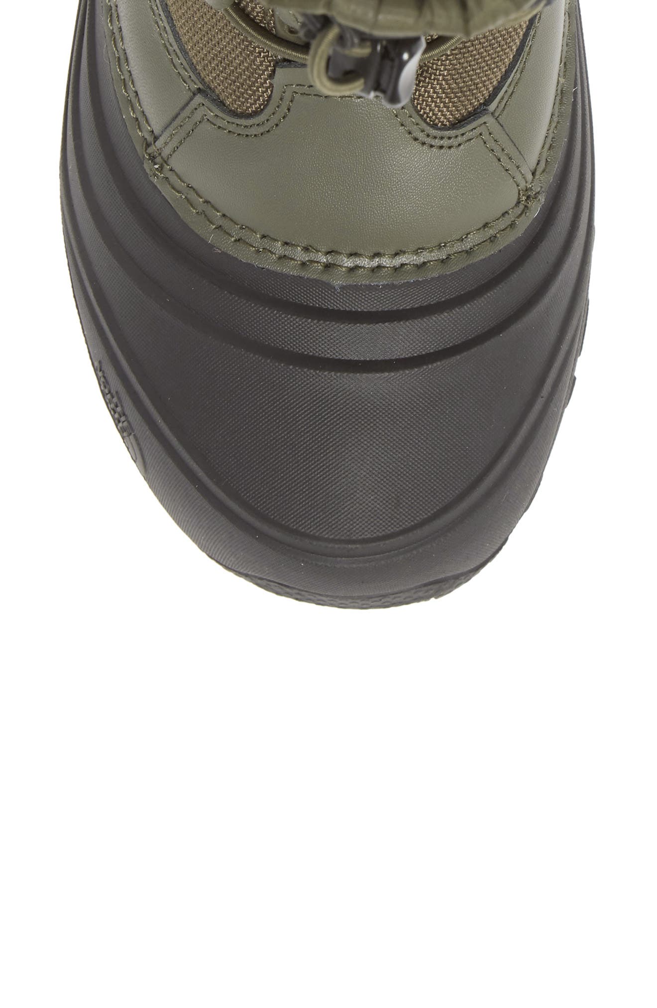 'Alpenglow IV' Bungee Lace Waterproof Boot, Alternate, color, NEW TAUPE GREEN/ BLACK